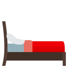 bed objects joypixels sleeping time rest
