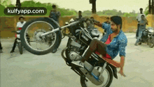 Gv Prakash Bike Stunts!.Gif GIF - Gv Prakash Bike Stunts! Gv Prakash Bike Stunts GIFs