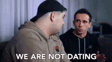 We Are Not Dating Anthony Mennella GIF - We Are Not Dating Anthony Mennella Andrew Heinlein GIFs