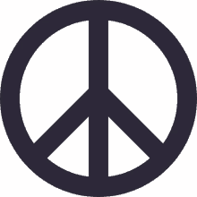 black peace sign peace sign joypixels peace peace symbol