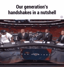 handshake sports interview live