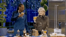 Cheers GIF - Martha And Snoops Potluck Dinner Party Cheers Happy GIFs