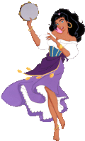 Esmeralda Gypsy Sticker - Esmeralda Gypsy Disney Stickers