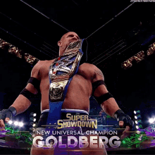 goldberg universal champion wwe super showdown wrestling