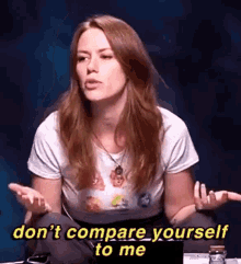 Dont Compare Stop Comparing GIF - Dont Compare Stop Comparing Girl GIFs