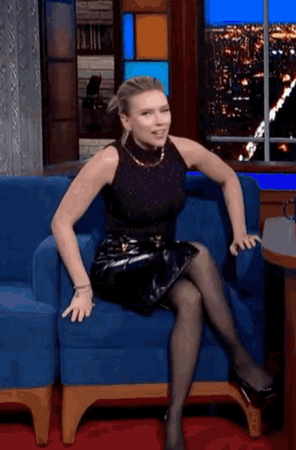 Johansson stockings scarlett Stars Undressed: