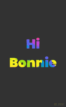 Hello Hi GIF - Hello Hi Hi Bonnie GIFs
