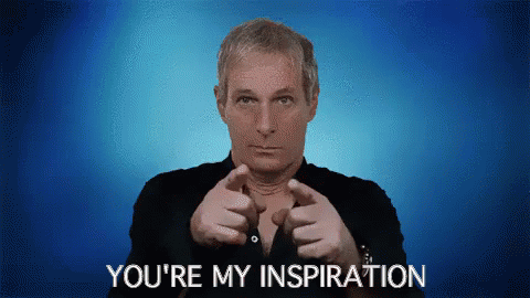 You'Re My Inspiration Michael Bolton GIF - Inspiration Youre My Inspiration Thumbs Up GIFs
