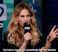 Lily James That There Would Be Something GIF - Lily James That There Would Be Something That Felt Familiar GIFs