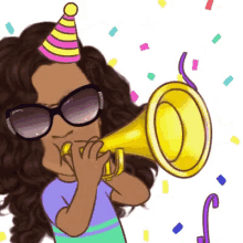 Trumpet Celebration GIF - Trumpet Celebration Birthday GIFs