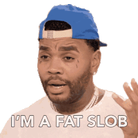 Im A Fat Slob Kevin Gates Sticker - Im A Fat Slob Kevin Gates Fat Slob Stickers