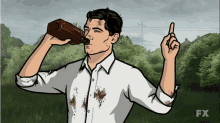 Archer Hold On GIF - Archer Hold On Drink GIFs