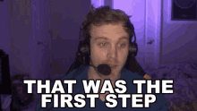 That Was The First Step Dave Olson GIF - That Was The First Step Dave Olson Dolson GIFs
