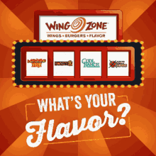 Wing Zone Whats Your Flavor GIF - Wing Zone Whats Your Flavor Wings GIFs
