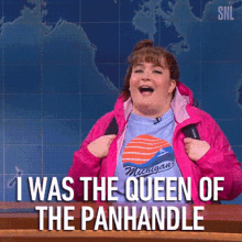 I Was The Queen Of The Panhandle Aidy Bryant GIF - I Was The Queen Of The Panhandle Aidy Bryant Carrie Krum GIFs