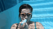 applying concealer underwater underwater makeup waterproof makeup elf