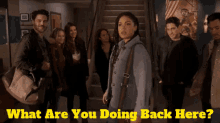 Station19 Vic Hughes GIF - Station19 Vic Hughes What Are You Doing Back Here GIFs