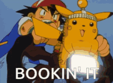 Pikachu Bookin It GIF - Pikachu Bookin It Pokemon GIFs