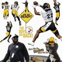 Here We Go Steelers Pittsburgh Steelers GIF - Here We Go Steelers
