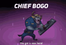 Chief Bogo Fighting Stance GIF - Chief Bogo Fighting Stance Zootopia GIFs