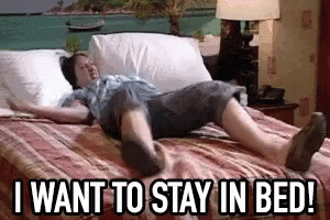 The perfect Stay In Bed I Want To Stay In Bed Sleepy Animated GIF for your ...