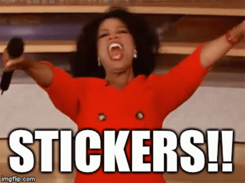 Stickers Oprah Winfrey GIF - Stickers Oprah Winfrey Screaming GIFs