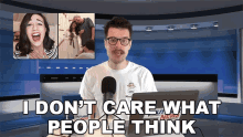 I Dont Care What People Think Benedict Townsend GIF - I Dont Care What People Think Benedict Townsend Youtuber News GIFs