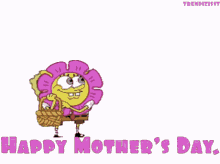 Happy Mothers Day Flowers GIF - Happy Mothers Day Flowers Spongebob GIFs