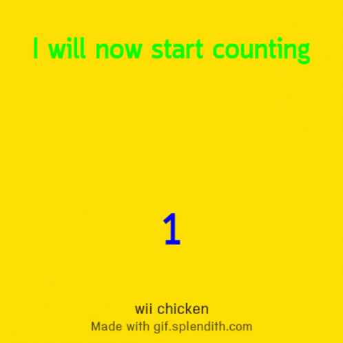Counting 100 GIF - Counting 100 Wii Chicken GIFs