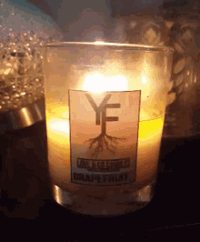yf flame flicker candle