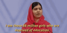 Malala I Am Those66million Girls Who Are Deprived Of Education GIF - Malala I Am Those66million Girls Who Are Deprived Of Education Activism GIFs