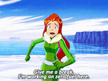 Totally Spies Sam GIF - Totally Spies Sam Give Me A Break GIFs