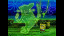 Spongebob Leedle GIF - Spongebob Leedle Ghost GIFs