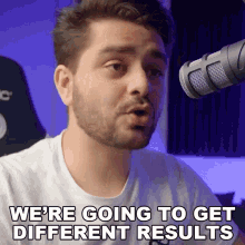 Were Going To Get Different Results Ignace Aleya GIF - Were Going To Get Different Results Ignace Aleya Were Gonna Have Different Outcomes GIFs