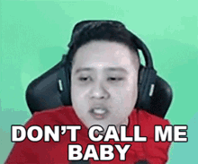 Dont Call Me Baby Green Dumpling GIF - Dont Call Me Baby Green Dumpling Dont Call Me That GIFs