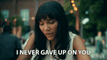 I Never Gave Up On You Allison Hargreeves GIF - I Never Gave Up On You Allison Hargreeves Emmy Raver Lampman GIFs