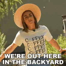 Were Out Here In The Backyard Grace GIF - Were Out Here In The Backyard Grace Tkor GIFs