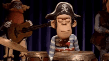 Drumroll Pirate GIF - Drumroll Pirate Drums GIFs