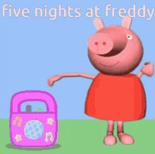 Peppa Pig Fnaf GIF - Peppa Pig Fnaf Five Nights At Freddys GIFs