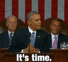 Its Time GIF - Its Time Obama GIFs