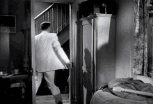 The Man In The White Suit GIF - The Man In The White Suit Black And White Movies GIFs