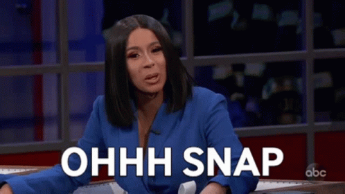 Cardi B Oh Snap GIF - Cardi B Oh Snap Ohhh Snap - Discover & Share GIFs