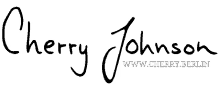 cherryberlin cherry johnson girl logo stickers