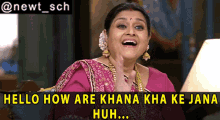 Khichdi Hello How Are Khana Kha Ke Jana Huh GIF - Khichdi Hello How Are Khana Kha Ke Jana Huh Supriya Pathak GIFs