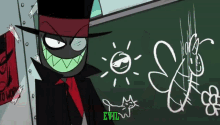 Evil Villainous GIF - Evil Villainous Chalkboard GIFs