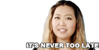 Its Never Too Late Ellen Chang Sticker - Its Never Too Late Ellen Chang For3v3rfaithful Stickers