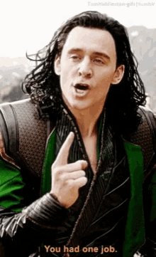 you had one job loki avengers you had one job loki avengers