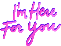 Im Here For You Present Sticker - Im Here For You Present Comfort Stickers