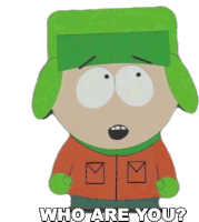Who Are You Kyle Broflovski Sticker - Who Are You Kyle Broflovski South Park Stickers
