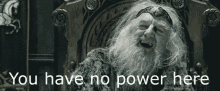 Lotr You Have No Power GIF - Lotr You Have No Power Gandalf GIFs